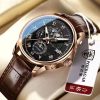 Mechanical Watch Three-Eye Six-Pin Watch Fashion Trend Men's Watch Men's Watch